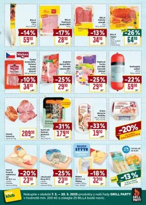 akční leták BILLA 14.5.2025-20.5.2025
