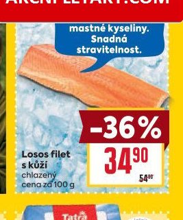 Losos filet s kůží
