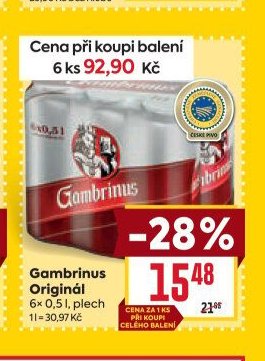 Gambrinus Originál