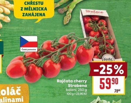 Rajčata cherry Strabena