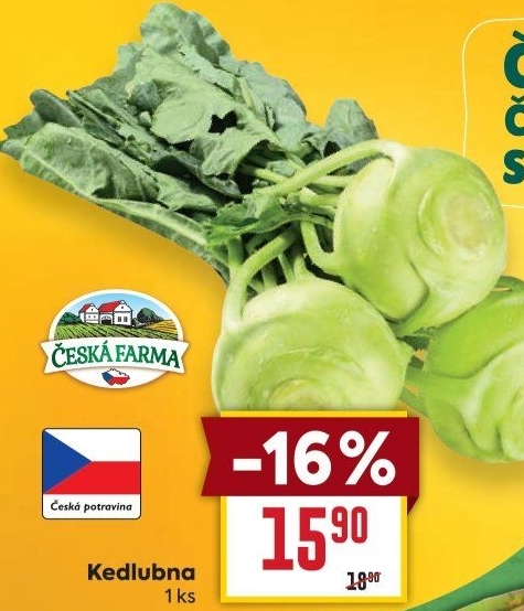 Kedlubna Česká farma