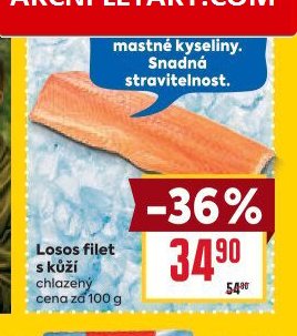 Losos filet s kůží