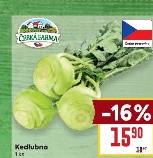 Kedlubna Česká farma