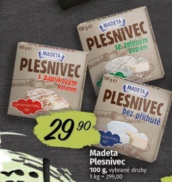 Sýr Plesnivec Madeta