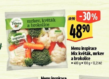 Menu inspirace Mix květák, mrkev a brokolice