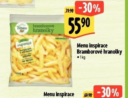 Menu inspirace Bramborové hranolky