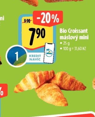 Bio Croissant máslový mini