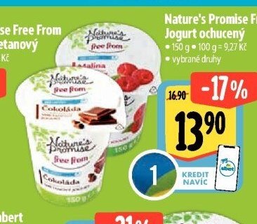 Nature's Promise Free From Jogurt ochucený