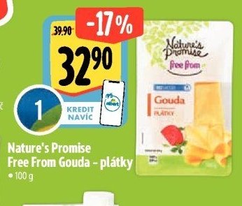 Nature's Promise Free From Gouda - plátky