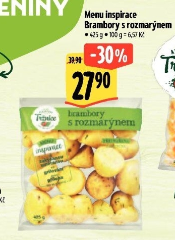 Brambory s rozmarýnem Menu inspirace Albert