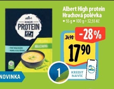 Instantní polévka proteinová Albert