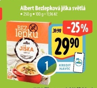 Jíška bez lepku Albert