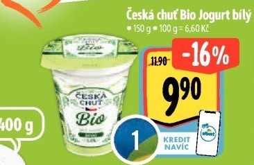 Jogurt bílý Bio Česká chuť