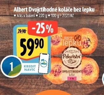 Koláče bez lepku Dvojctihodné Albert