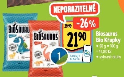 Křupky kukuřičné bez lepku Biosaurus