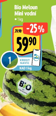 Meloun vodní bio