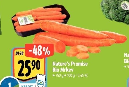 Mrkev bio Nature'