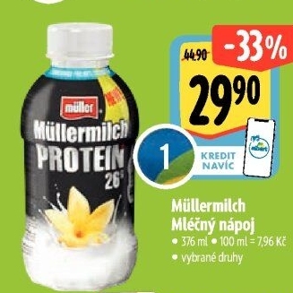 Nápoj proteinovýMüllermilch Müller