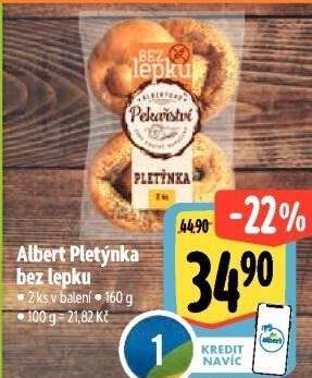 Pletýnka bez lepku Albert