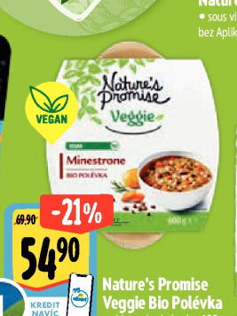Polévky veggie bio Nature'