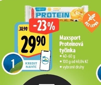 Proteinové tyčinky Maxsport