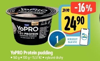Proteinový pudink Yopro
