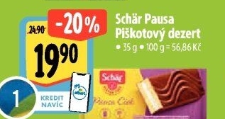 Řez mléčný bez lepku Pausa Ciok Schär