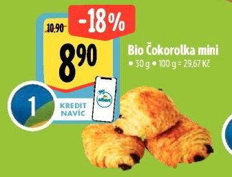 Rolka čokoládová bio