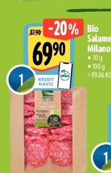 Salám Salami Milano bio Fumagalli