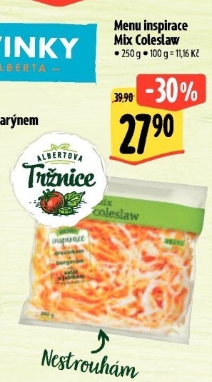 Salát Coleslaw mix Menu inspirace Albert