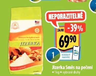 Směs bez lepku Jizerka Jizerské pekárny