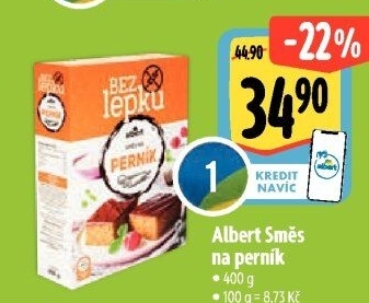 Směs na perník bez lepku Albert