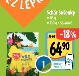 Sušenky bez lepku Schär