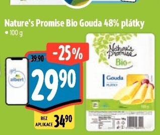 Sýr Gouda 48% bio Nature'
