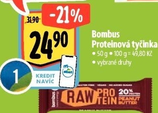 Tyčinka Bombus Protein