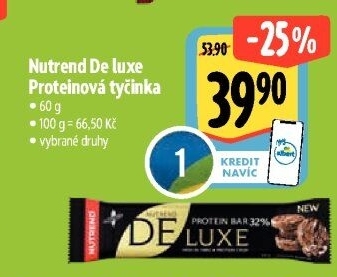 Tyčinka Deluxe Protein Bar Nutrend