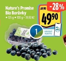 Borůvky bio Nature'