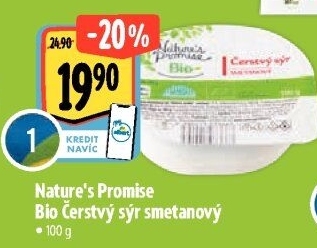 Čerstvý sýr Bio Nature'