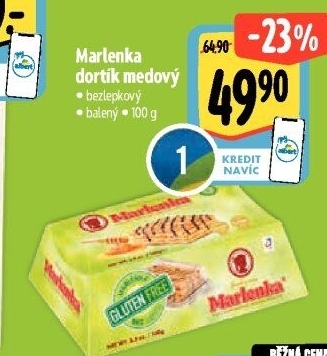 Dortík bez lepku Marlenka