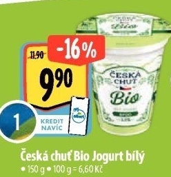 Jogurt bílý Bio Česká chuť