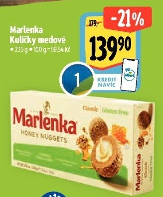 Kuličky bez lepku Marlenka