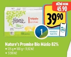 Máslo bio Nature'