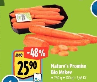 Mrkev bio Nature'