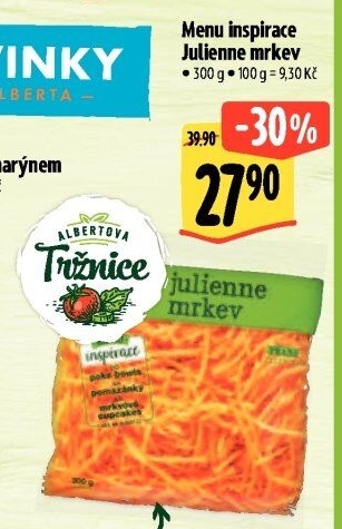 Mrkev Julienne Menu inspirace Albert