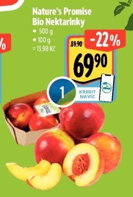 Nektarinky bio Nature'