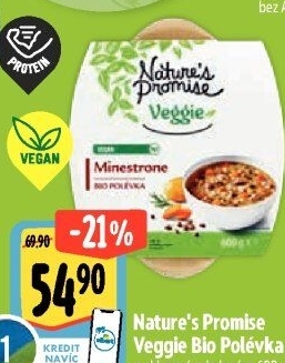 Polévky veggie bio Nature'