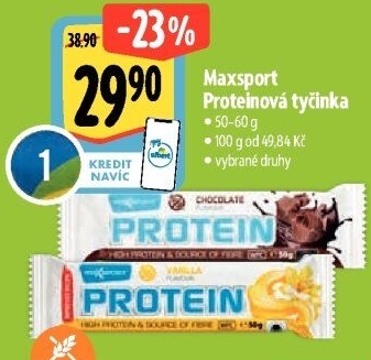 Proteinové tyčinky Maxsport