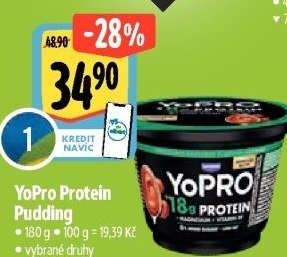 Proteinový pudink Yopro