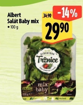 Salát baby listy mix Albert