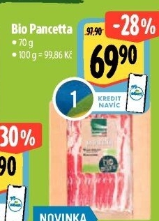 Slanina Pancetta bio Fumagalli